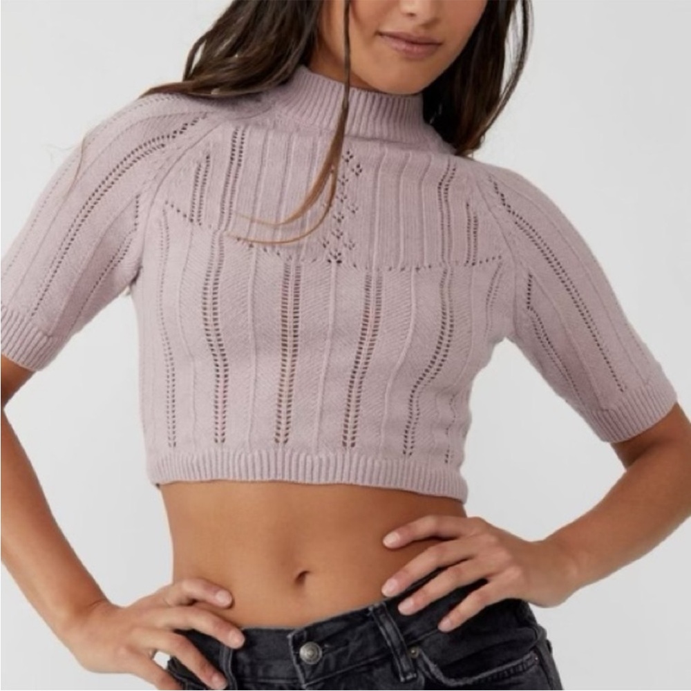 Free People Romy Swit Cropped Sweater. Brand new with tags . Size XS